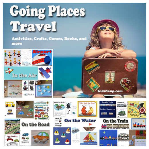 Toddler and Preschool Kids Travel Activities