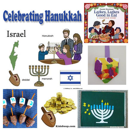 Hanukkah Celebration lesson, activities, and crafts