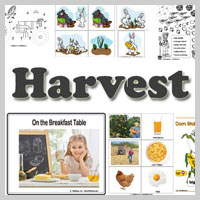 Preschool Kindergarten Harvest and Farm Activities and Lessons