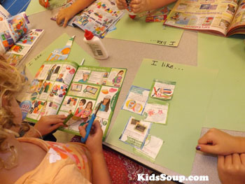 all about me and I like collage activity for preschool and kindergarten