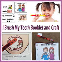 Preschool, Kindergarten I Brush My Teeth Activities and Crafts