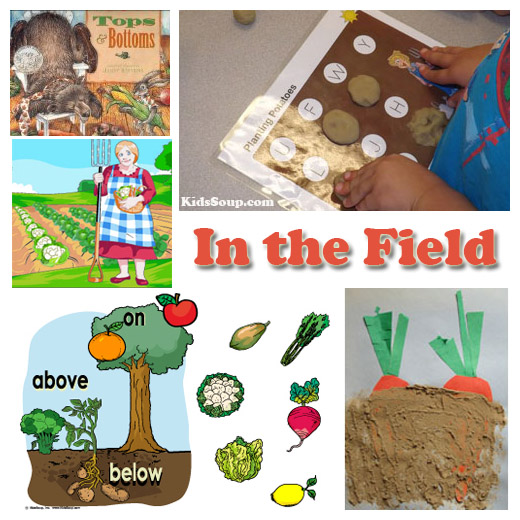 Farm and harvest preschool activities and games