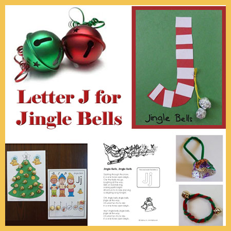 Jingle Bell Christmas Craft and Drawing Activity with Favorite Holiday Songs