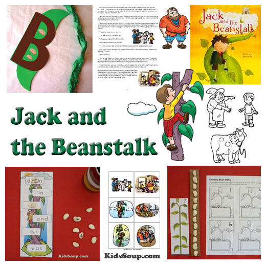 Jack and the Beanstalk Activities and Crafts for preschool and kindergarten