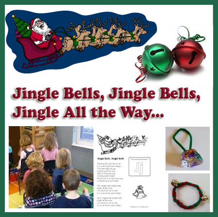 Jingle Bells Song, Crafts, and Activities