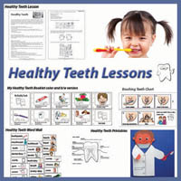 Preschool, Kindergarten Healthy Teeth Lessons and Activities