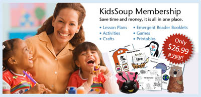 preschool and kindergarten activities KidsSoup Resource Library