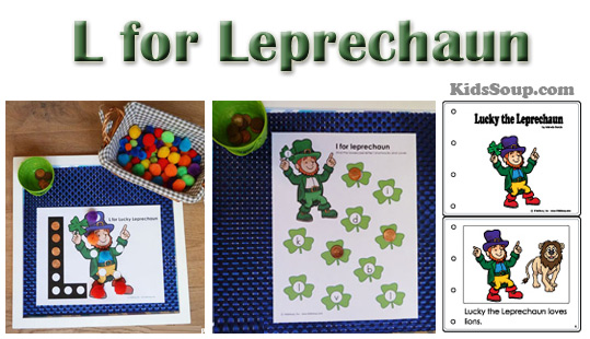 Preschool letter L for Leprechaun activities and craft