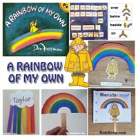 Preschool Kindergarten Rainbow Story Time Activities and Crafts