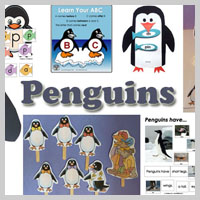 Preschool Kindergarten Penguins Activities and Crafts