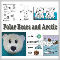 Preschool Kindergarten Polar Bear Activities and Crafts