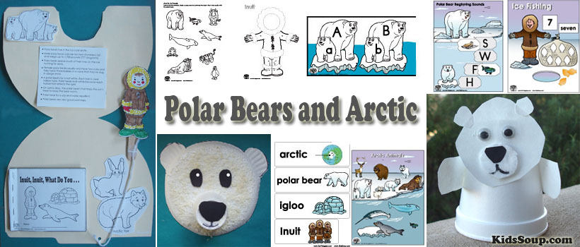 Polar Bear and Arctic Preschool and Kindergarten Activities and Crafts