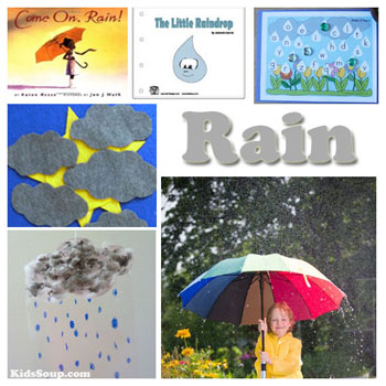 Preschool rain activities and crafts