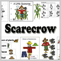 Preschool Kindergarten Scarecrow Activities and Crafts