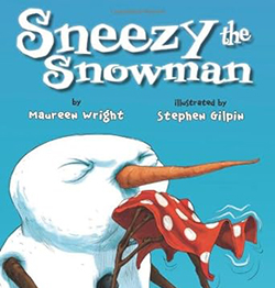 Sneezy snowman picture book preschool and kindergarten