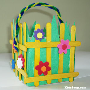 Spring Garden craft for preschool and kindergarten