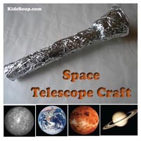Preschool Kindergarten Space Telescope Craft 