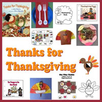 Preschool Kindergarten Thanks for Thanksgiving Activities