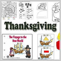 Preschool Kindergarten Thanksgiving Activities and Crafts