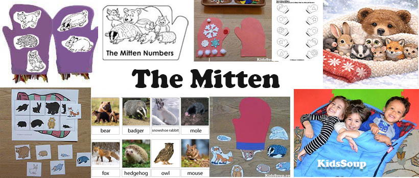 The Mitten preschool activities and crafts