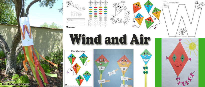 Wind and Air Preschool and Kindergarten Activities and Lessons