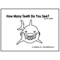 How many teeth? Emergent Reader for preschool and kindergarten
