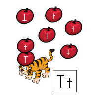 10 Apples Up On Top preschool kindergarten letter recognition activity