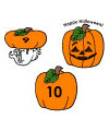 preschool and kindergarten pumpkin game  and printable
