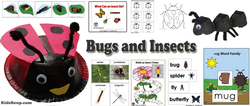 Bugs And Garden Critters Preschool Activities And Crafts Kidssoup