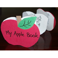 My apple book preschool kindergarten science craft
