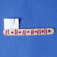 Brush your teeth please tooth brush craft and activity