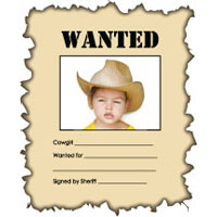 Wanted Poster Craft and Writing Activity