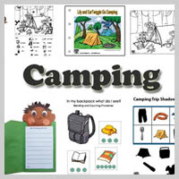 Preschool Kindergarten Camping Activities and Crafts