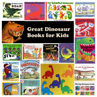 Dinosaurs books, rhymes, and songs for preschool and kindergarten