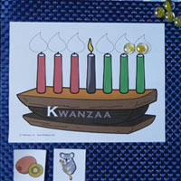 K for Kwanzaa and Kinara Beginning Sound Game