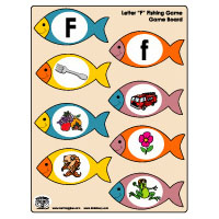 preschool and kindergarten ocean and fish beginning sound activity and game