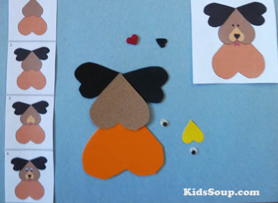 Build a heart animal matching game and sequencing activity