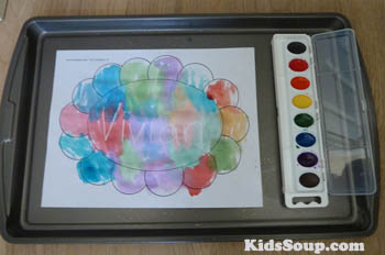 Hidden Names crafts and activity for preschool and kindergarten