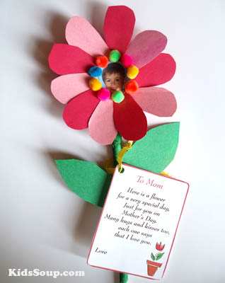 Mother's Day preschool craft and poem with printables