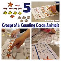 Ocean Animals Math Activities and Lesson in the Preschool Classroom