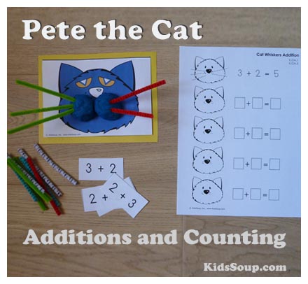 Math, Pete The Cat Color Match Game