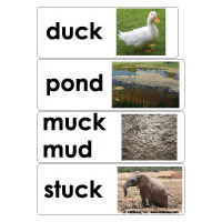 One Duck Stuck preschool and kindergarten word wall printables