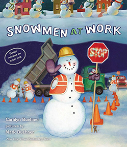 Snowman at work picture book preschool and kindergarten