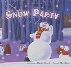 Snow party snowman picture book preschool and kindergarten