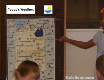 Preschool weather dramatic play center idea and activity