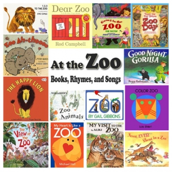 Zoo books, rhymes, and songs for kids