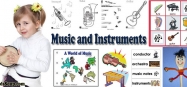 Music and Instruments Activities, Crafts, and Printables