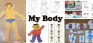 My Body Activities, Crafts, and Lessons for preschool kindergarten