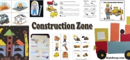 Trucks and Construction activities, crafts, games for preschool and kindergarten