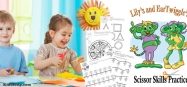 preschool scissor skills activities and worksheets